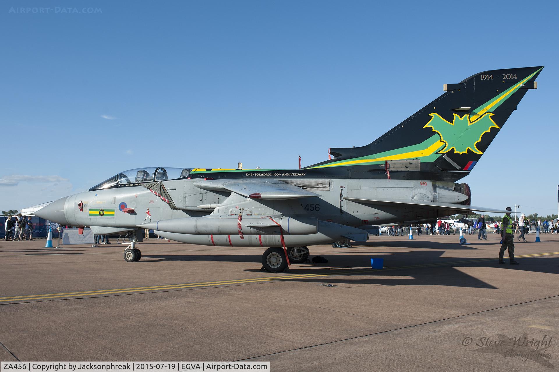 ZA456, 1984 Panavia Tornado GR.4 C/N BS086/257/3122, Royal International Air Tattoo 2015, RAF Fairford UK