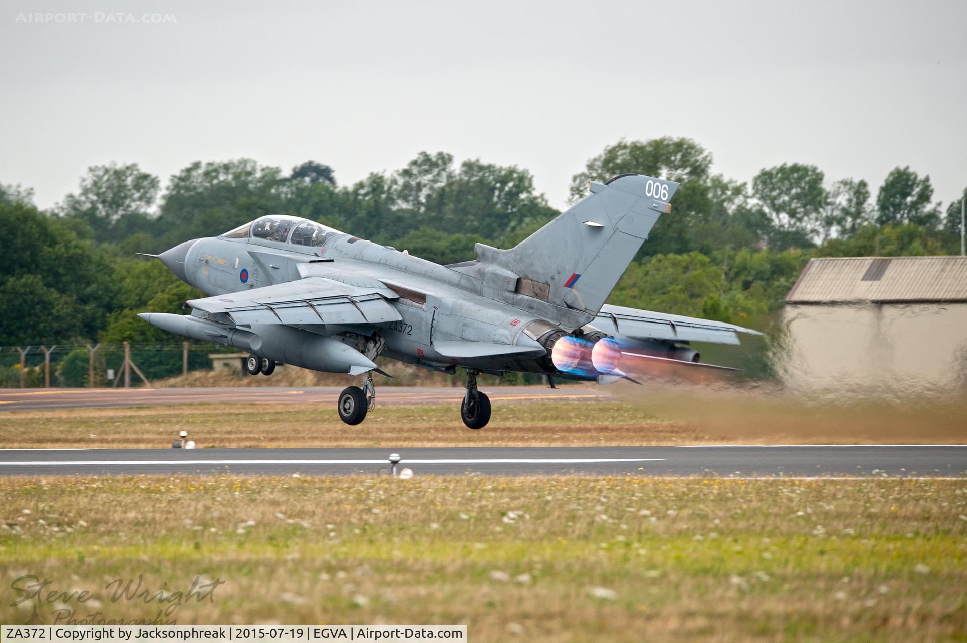 ZA372, 1982 Panavia Tornado GR.4A C/N 173/BS054/3086, Royal International Air Tattoo 2015, RAF Fairford UK