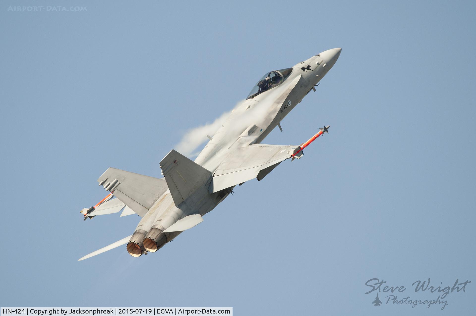 HN-424, McDonnell Douglas F-18C Hornet C/N 1421, Royal International Air Tattoo 2015, RAF Fairford UK
