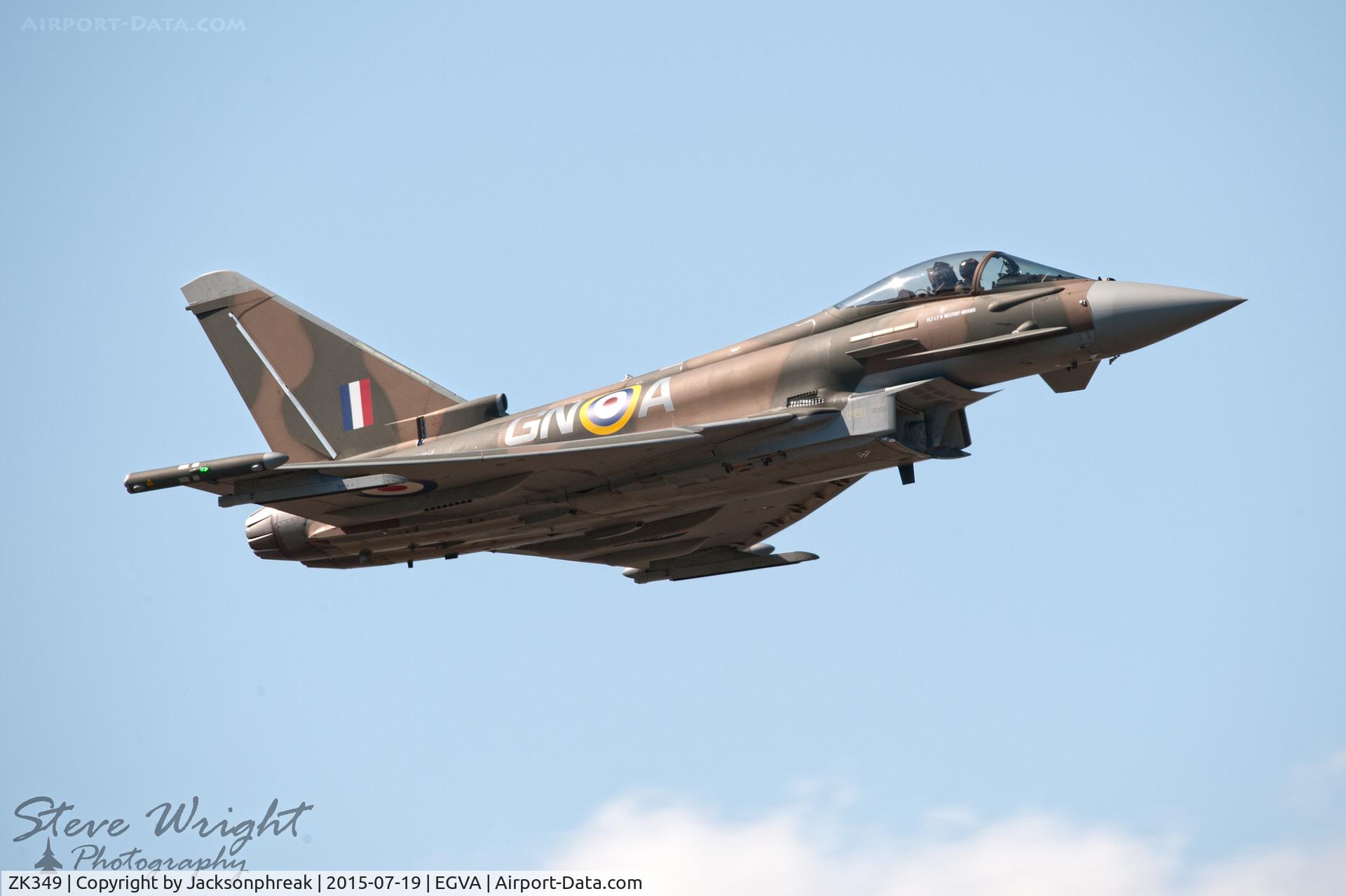 ZK349, Eurofighter EF-2000 Typhoon FGR.4 C/N BS110/399, Royal International Air Tattoo 2015, RAF Fairford UK