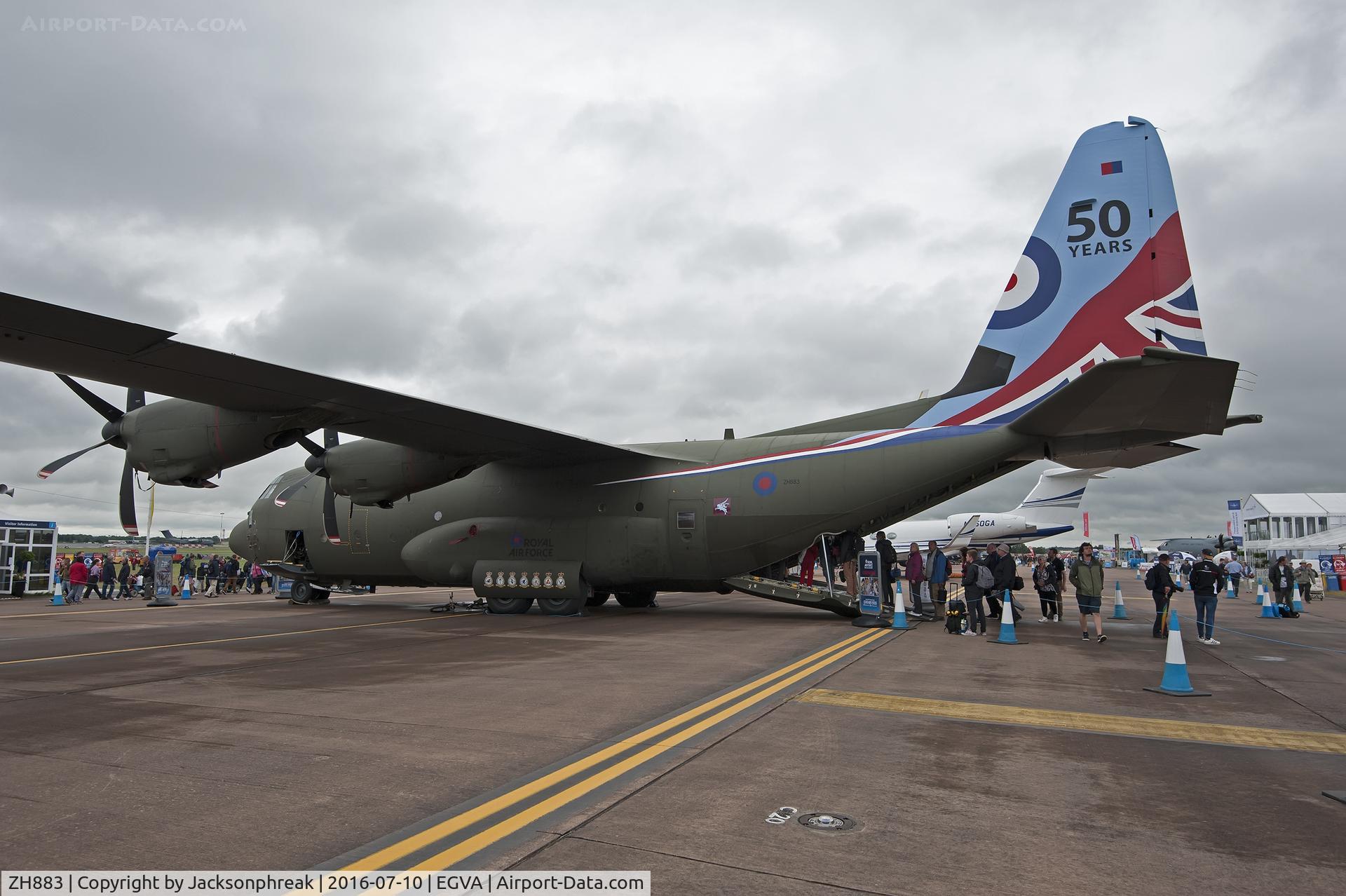 ZH883, 1999 Lockheed Martin C-130J Hercules C.5 C/N 382-5481, Royal International Air Tattoo 2016, RAF Fairford UK
