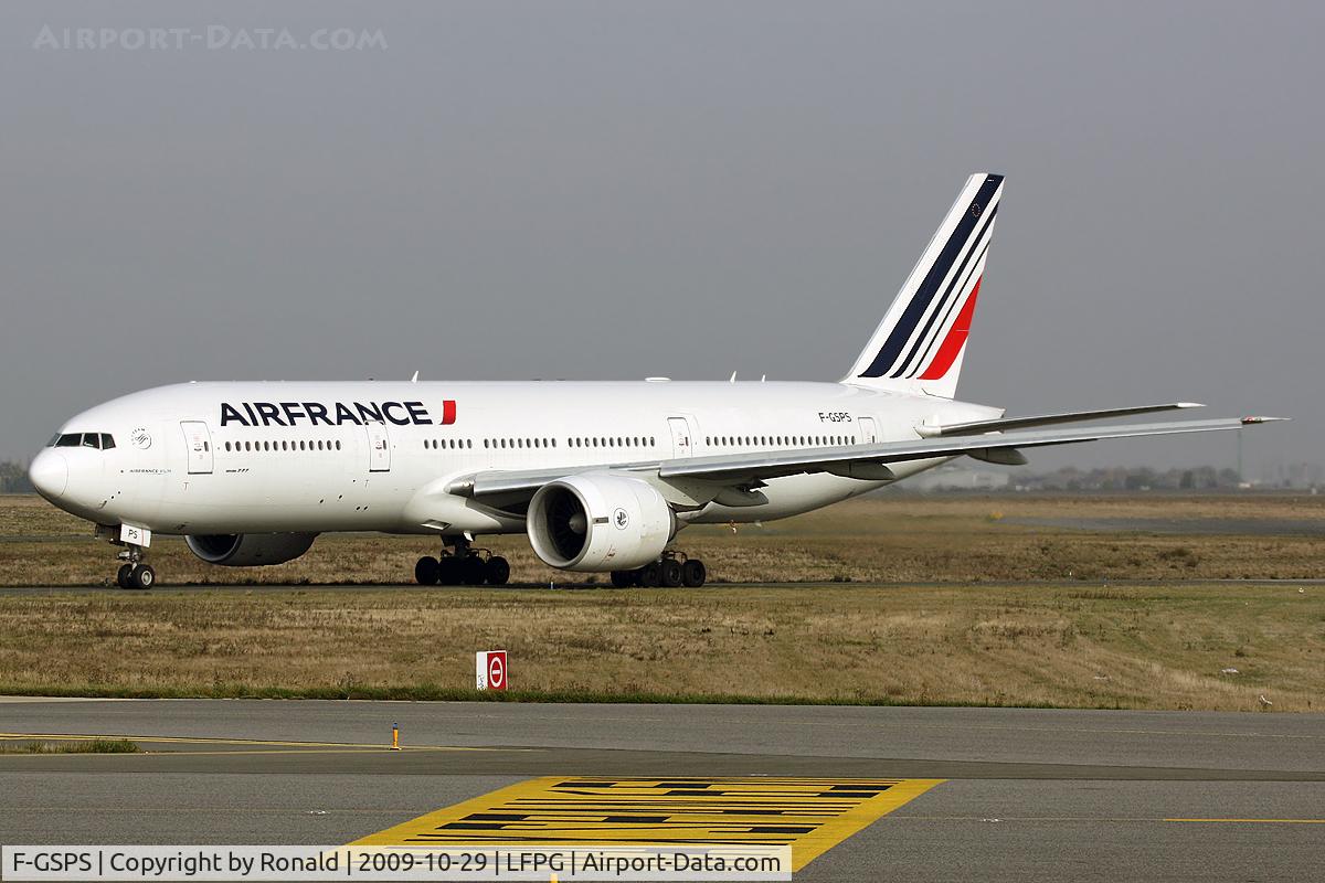 F-GSPS, 2001 Boeing 777-228/ER C/N 32306, at cdg