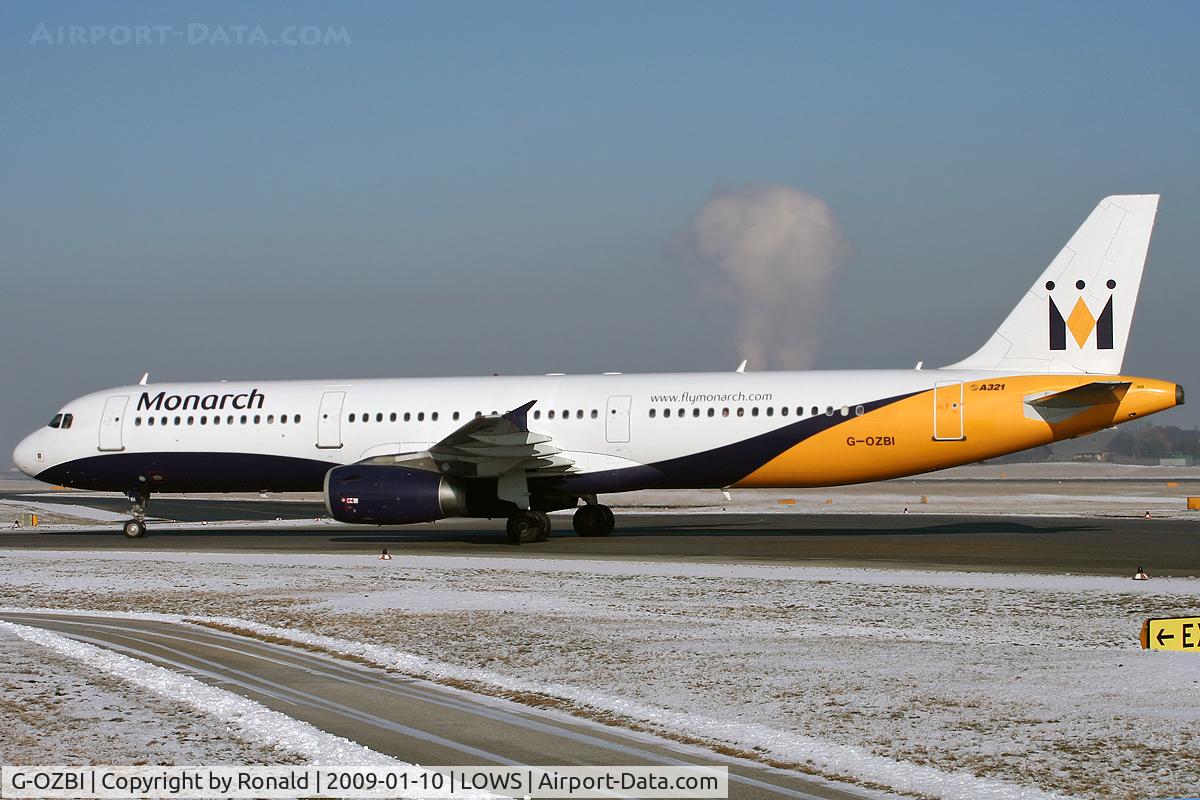 G-OZBI, 2007 Airbus A321-231 C/N 2234, at lows