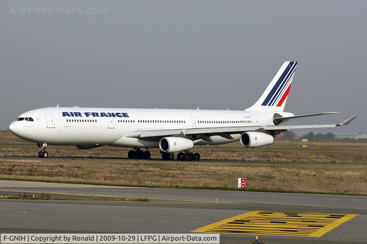 F-GNIH, 2000 Airbus A340-313X C/N 373, at cdg