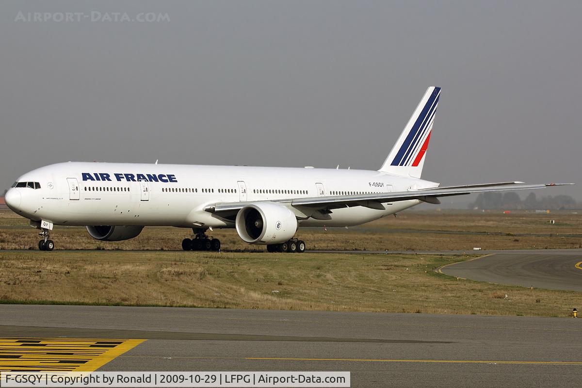 F-GSQY, 2007 Boeing 777-328/ER C/N 35678, at cdg