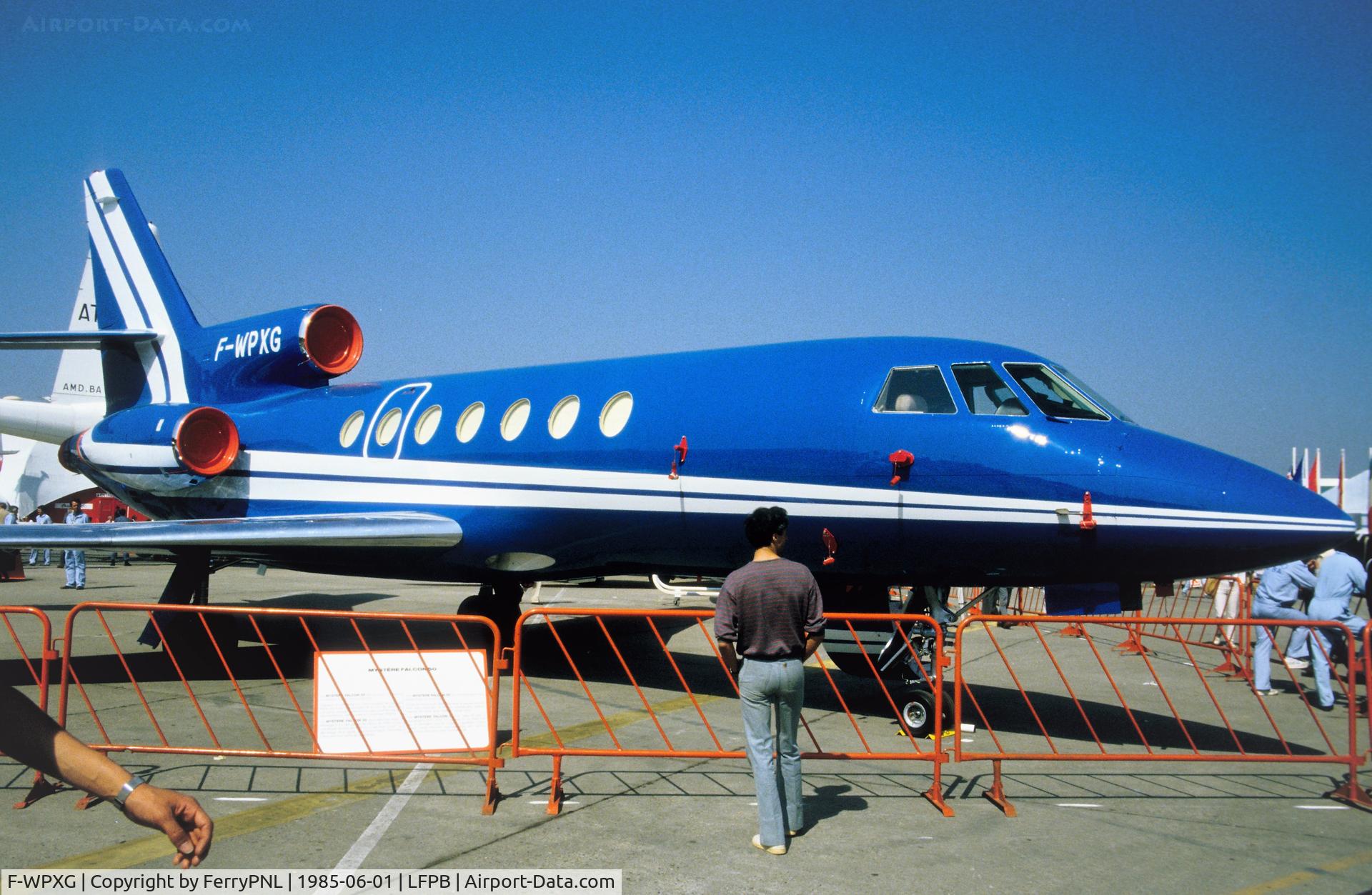 F-WPXG, 1985 Dassault Falcon 50 C/N 157, AMD demonstrator DA50