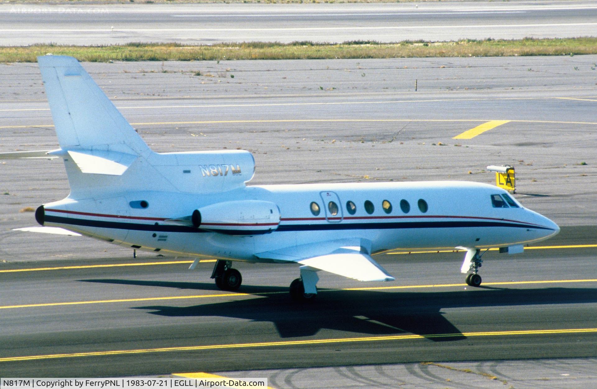 N817M, 1980 Dassault Falcon 50 C/N 24, The Standard Oil Company Falcon 50