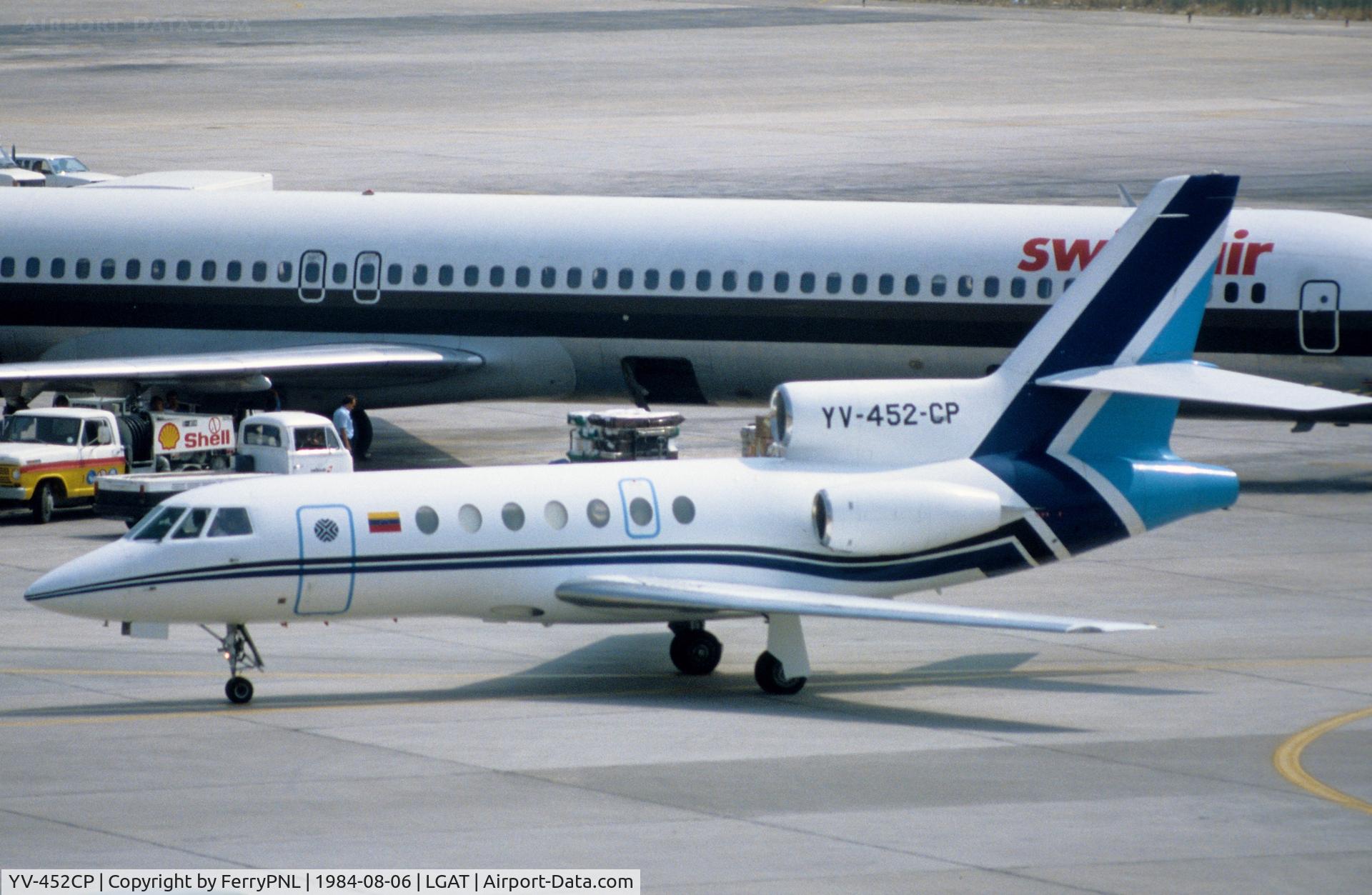 YV-452CP, Dassault Falcon 50 C/N 4, Fuel stop for this Petrovan DA50