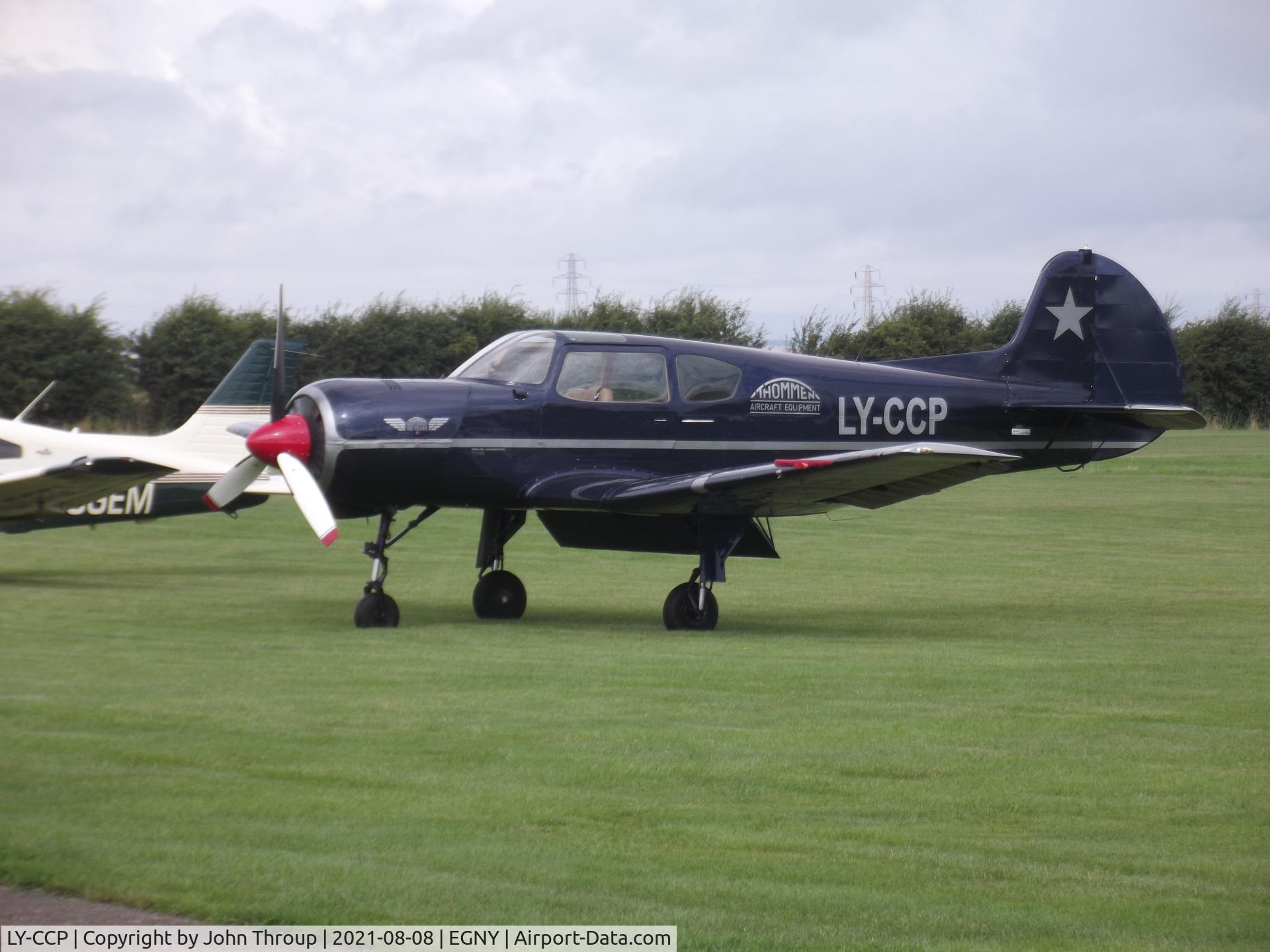LY-CCP, 1981 Yakovlev Yak-18T C/N 22202044623, At Beverley Airfield, Sunday 8th August 2021.