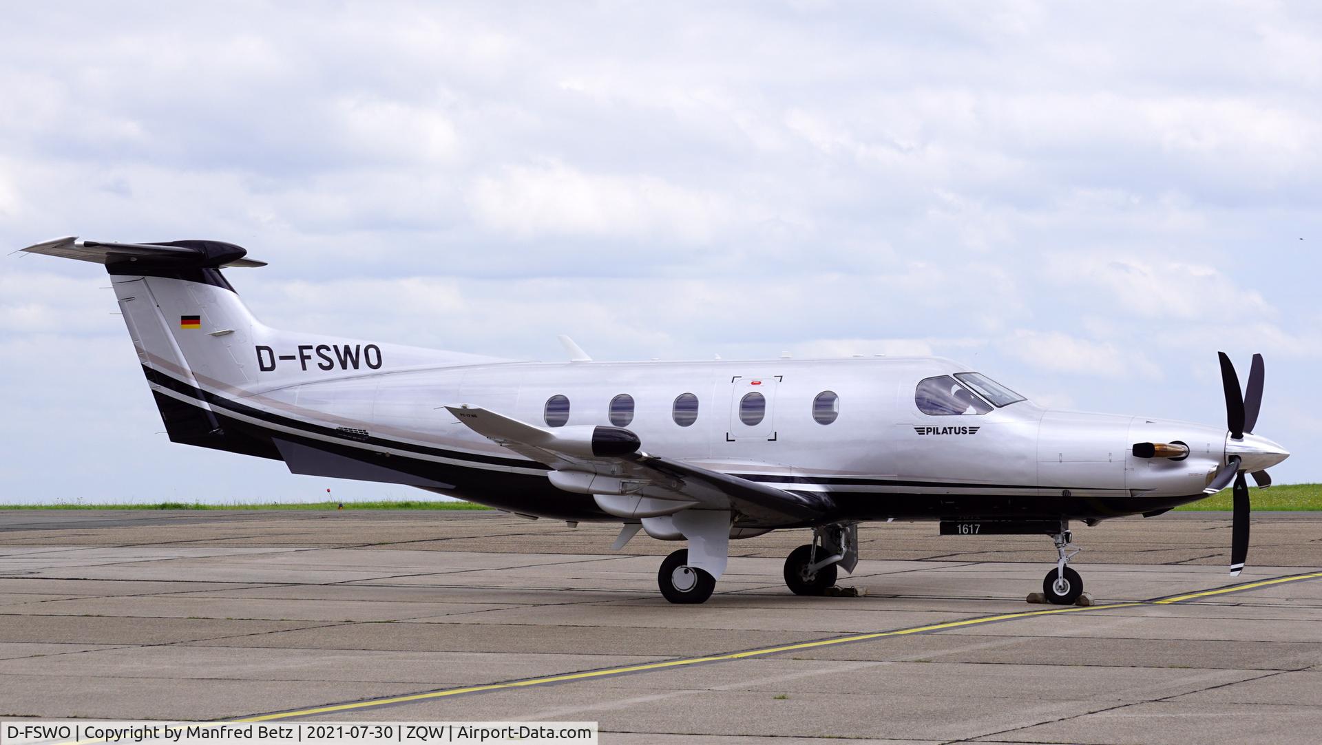 D-FSWO, Pilatus PC-12-47/E C/N 1617, Tankstopp