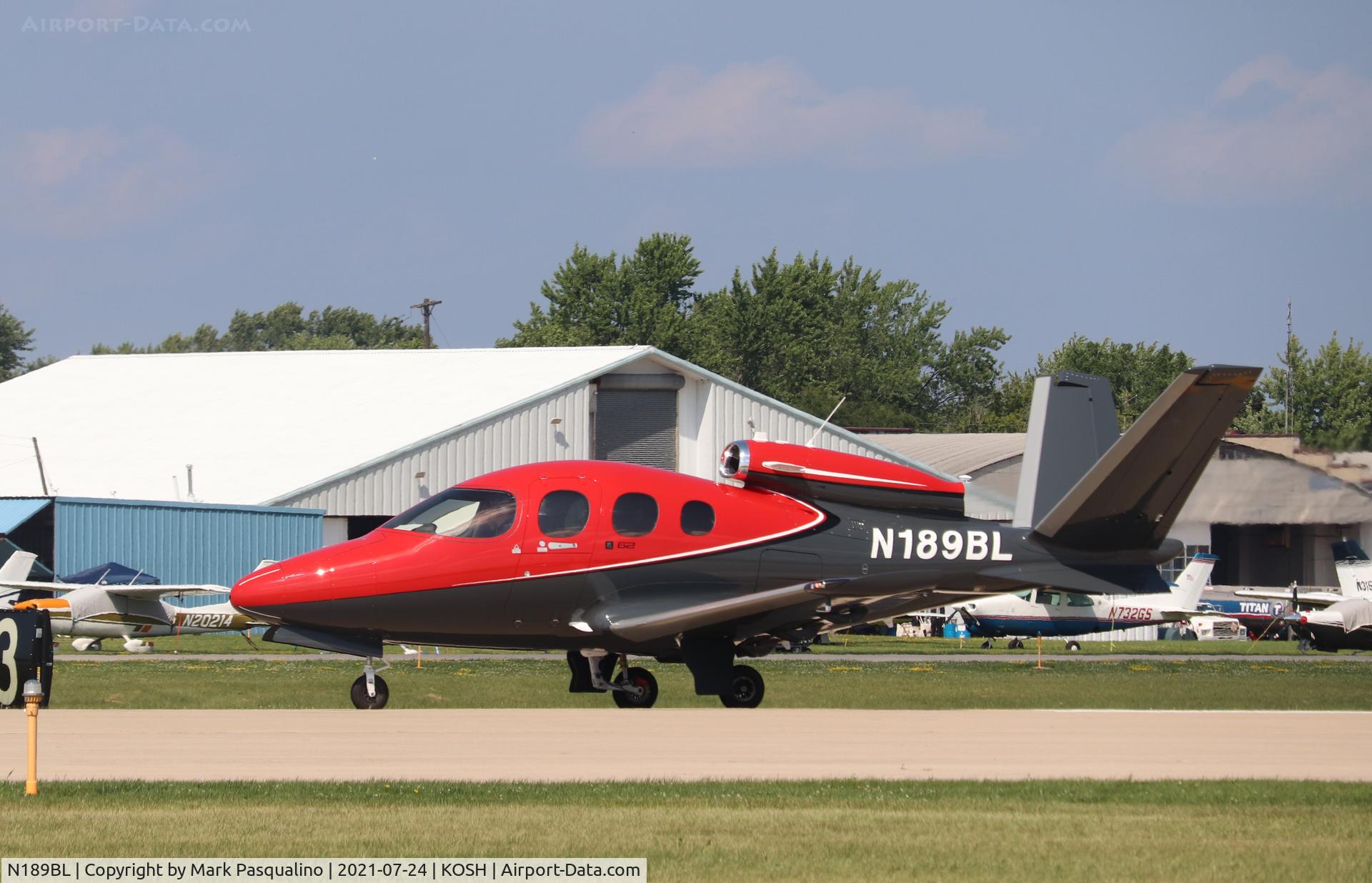 N189BL, 2021 Cirrus SF50 Vision C/N 0278, Cirrus SF50 Vision