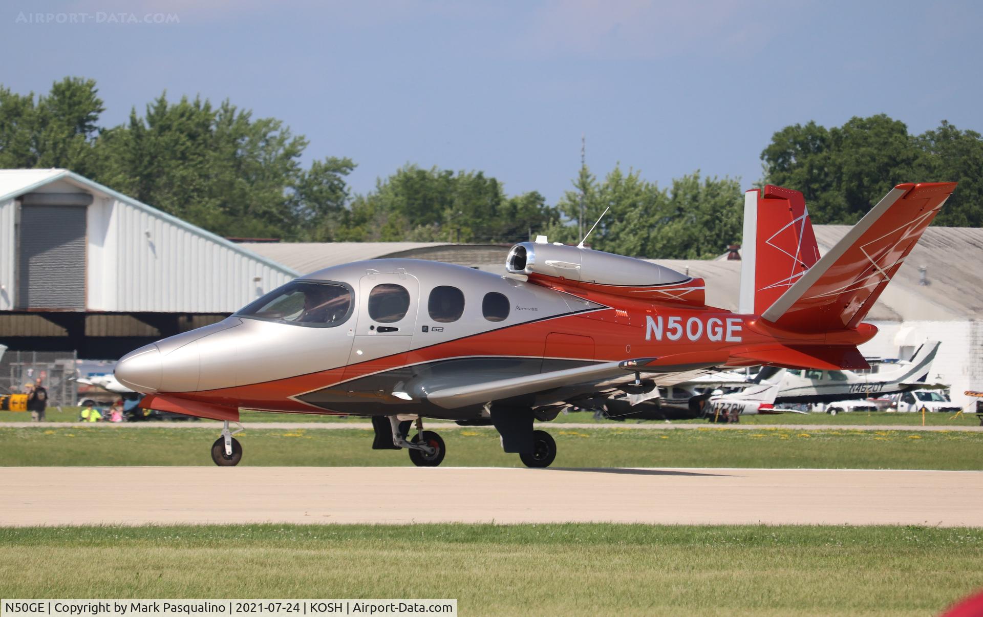 N50GE, 2021 Cirrus SF50 Vision C/N 0275, Cirrus SF50 Vision