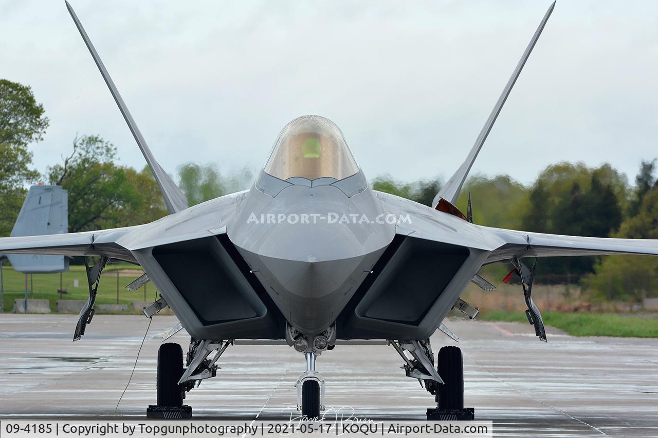 09-4185, Lockheed Martin F-22A Raptor C/N 4185, Demo Raptor sits on the hot ramp