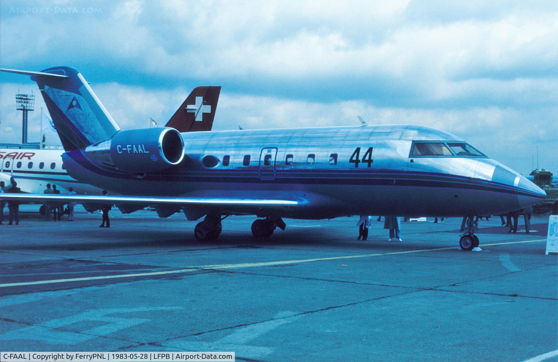 C-FAAL, 1983 Canadair Challenger 601 (CL-600-2A12) C/N 3005, Alcan CL601