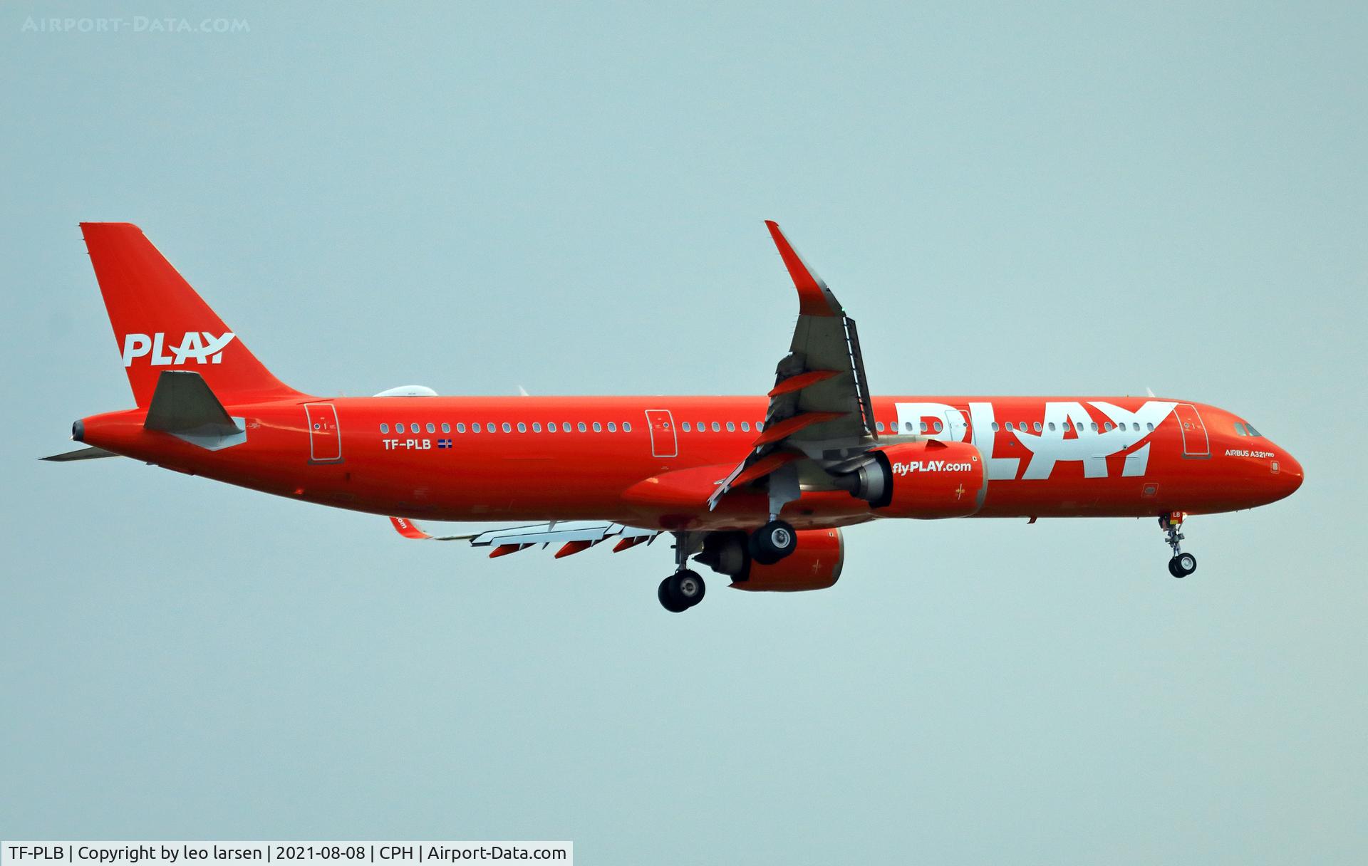 TF-PLB, 2018 Airbus A321-251N C/N 7945, Copenhagen 8.8.2021