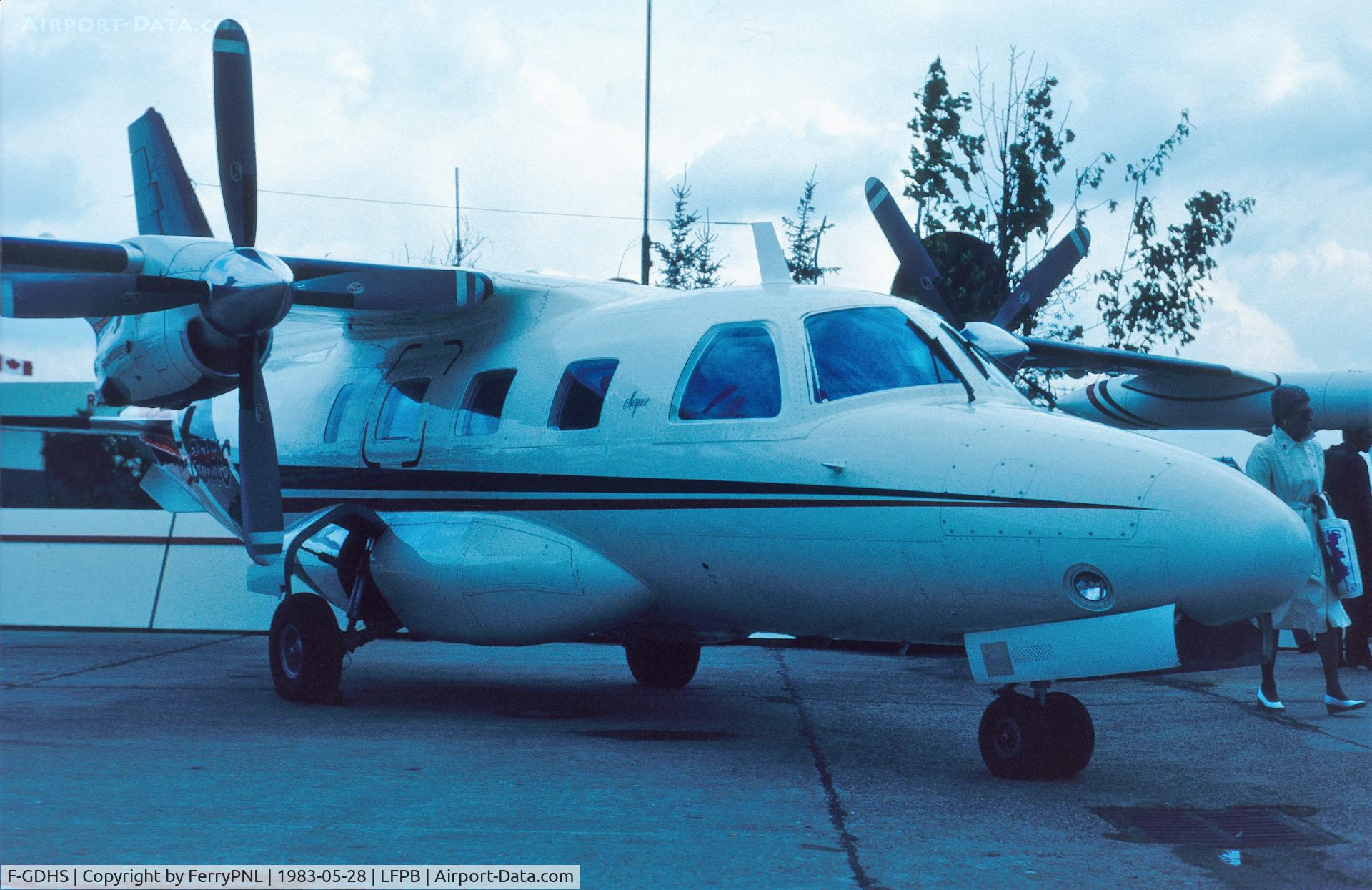 F-GDHS, 1981 Mitsubishi MU-2B-60 Marquise C/N 1532SA, Mu2, crashed in May 1991
