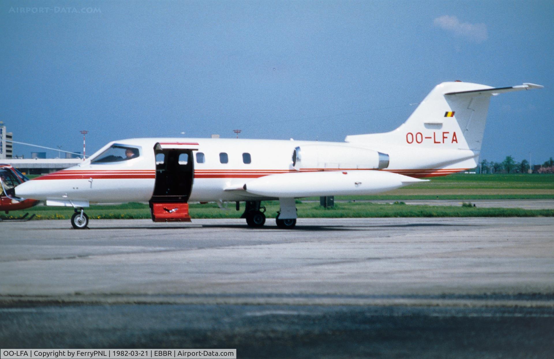 OO-LFA, 1972 Learjet 24D C/N 24D-248, Abelag Lj24D