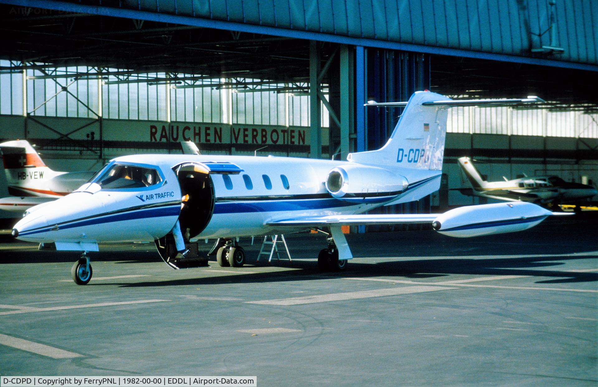 D-CDPD, 1974 Gates Learjet 25B C/N 25-177, Air Traffic Executive Jet Lj25B. Plane crashed north of Scotland into the Atlantic in May 1983.