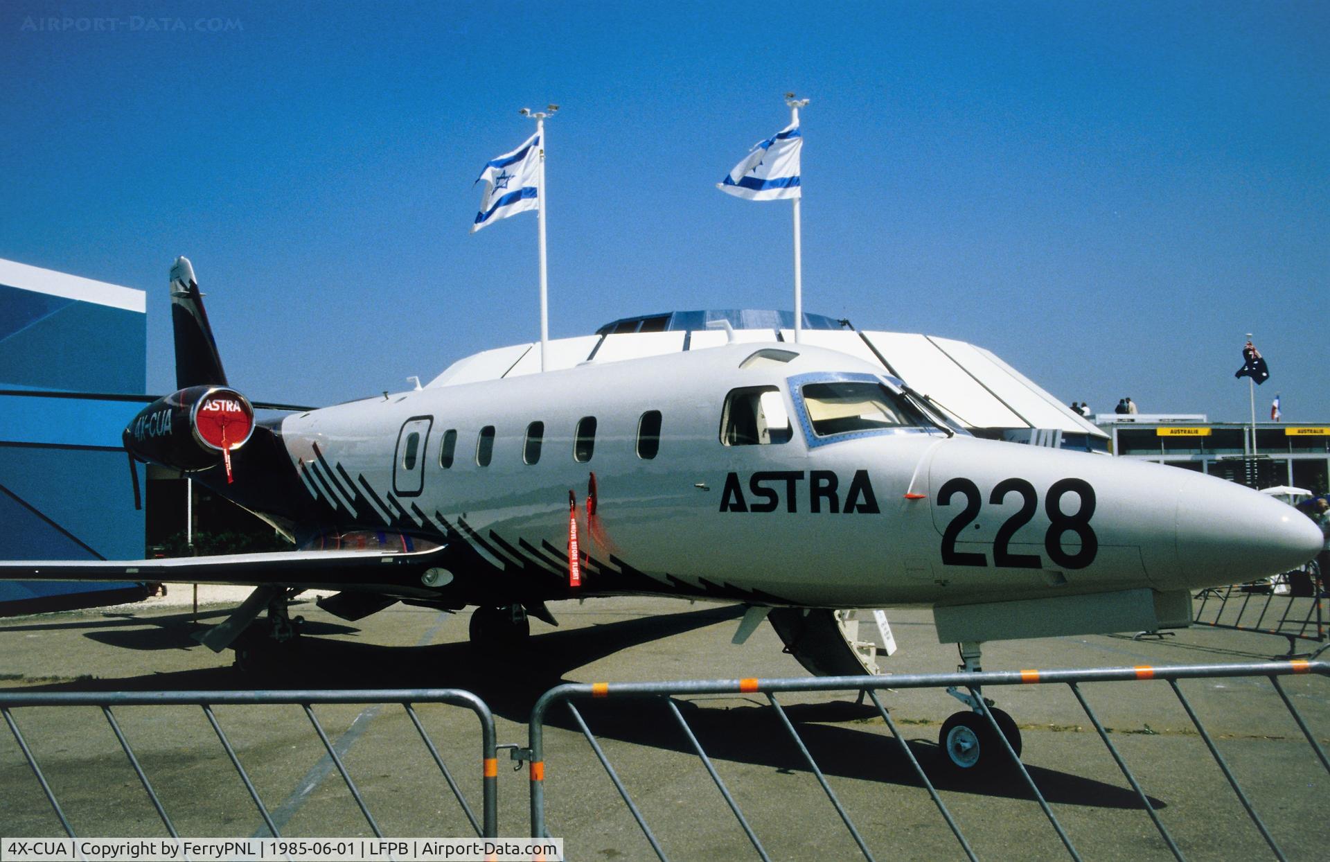 4X-CUA, 1985 Israel Aerospace Industries 1125 Astra C/N 4, IAI Astra demonstrator