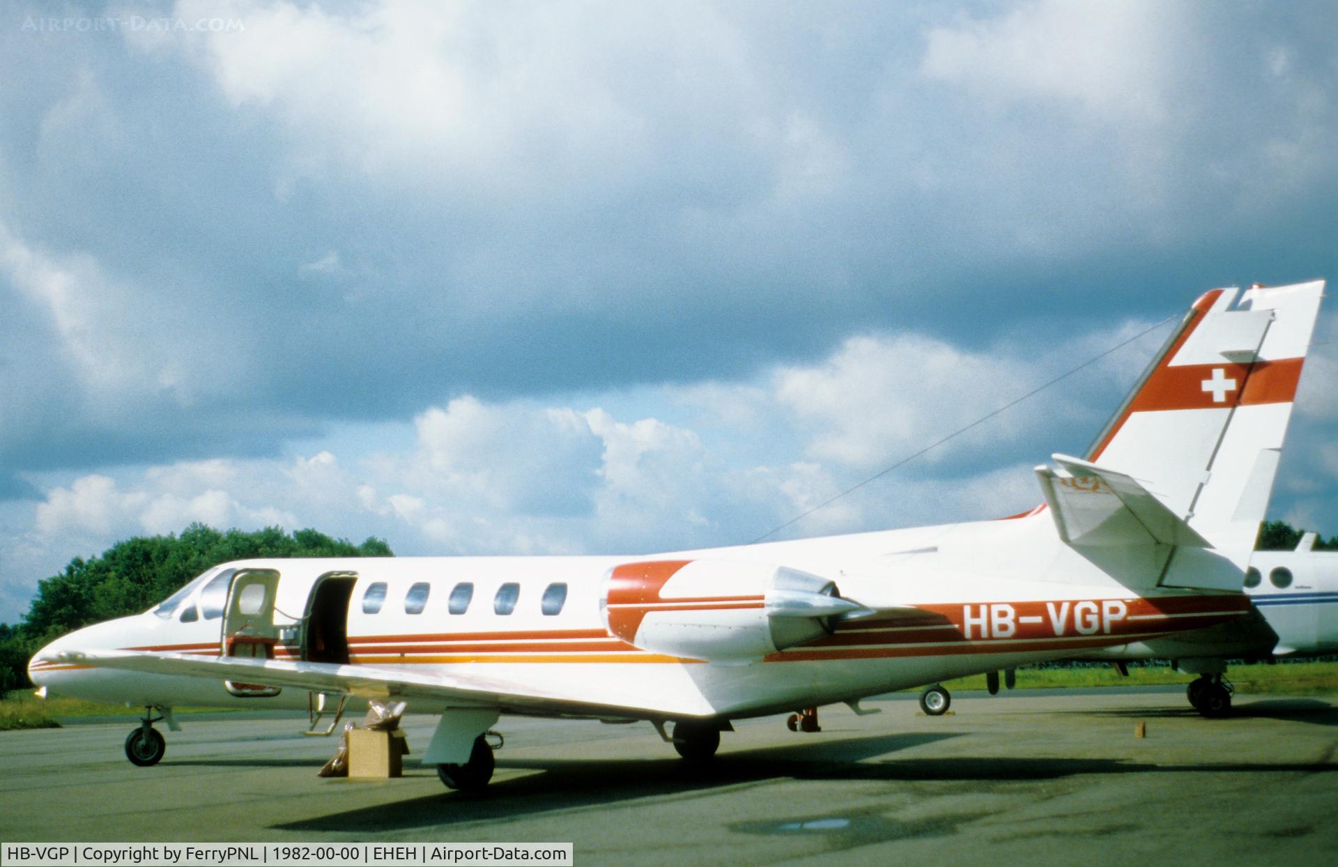 HB-VGP, 1980 Cessna 550 Citation II C/N 550-0189, Private Jet Services Ce550 in EIN