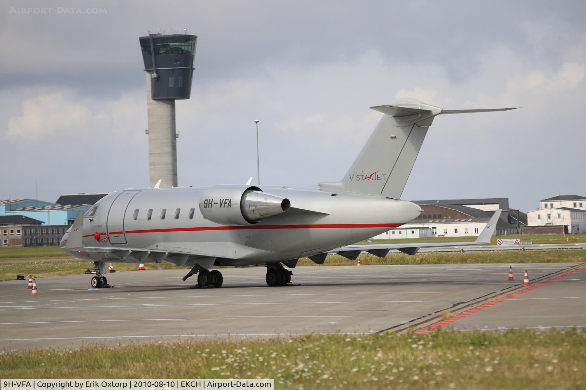 9H-VFA, 2014 Bombardier Challenger 605 (CL-600-2B16) C/N 5970, 9H-VFA CPH 08AUG10