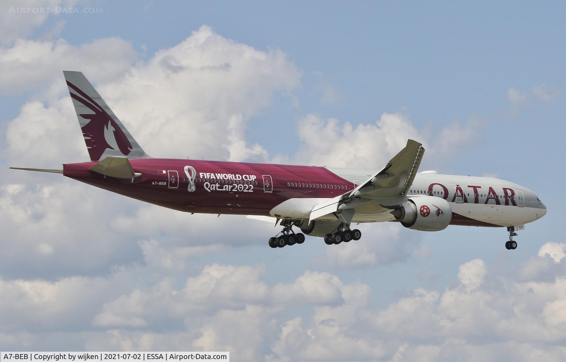 A7-BEB, 2014 Boeing 777-269/ER C/N 43215, RWY 01L