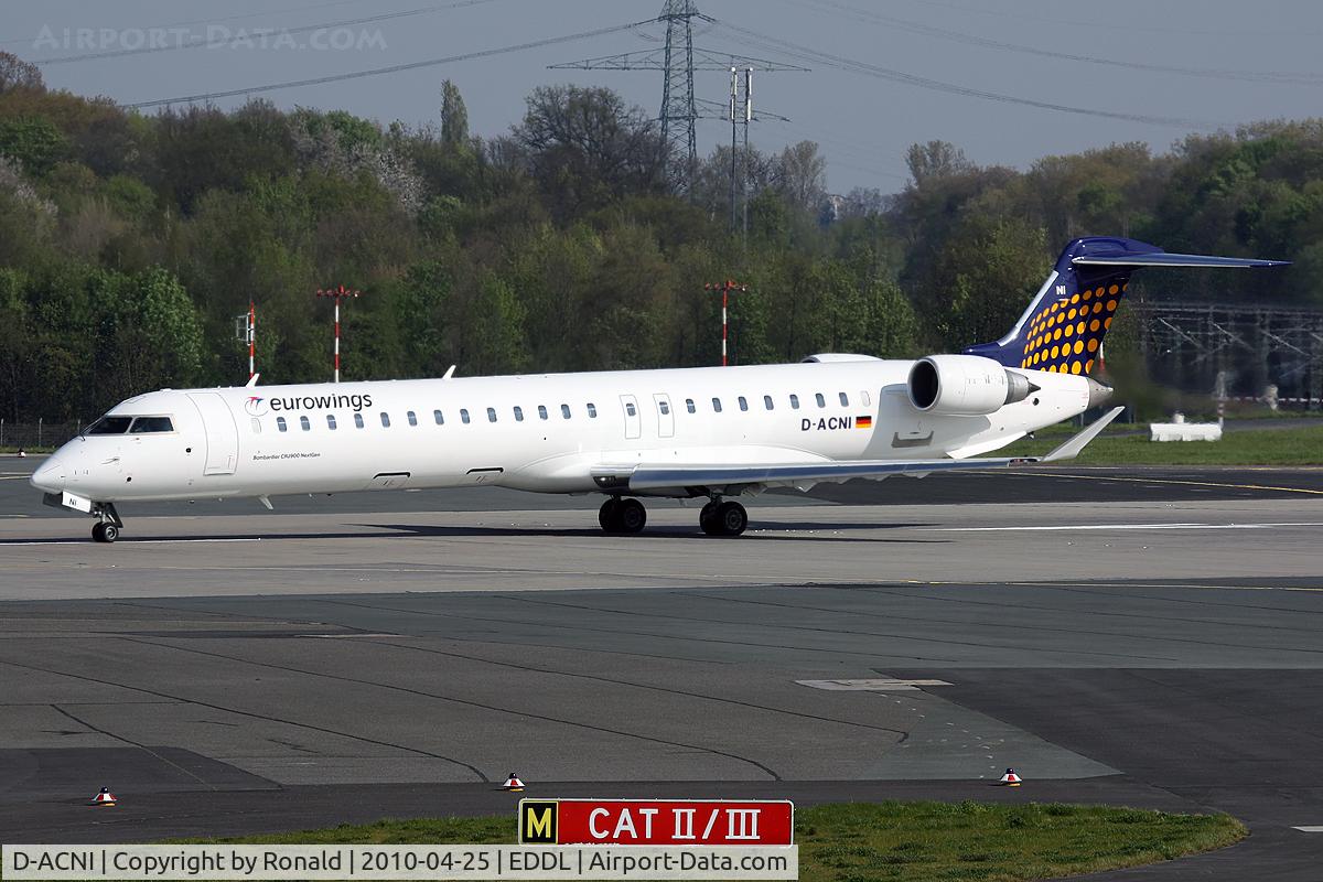 D-ACNI, 2009 Bombardier CRJ-900 NG (CL-600-2D24) C/N 15248, at dus