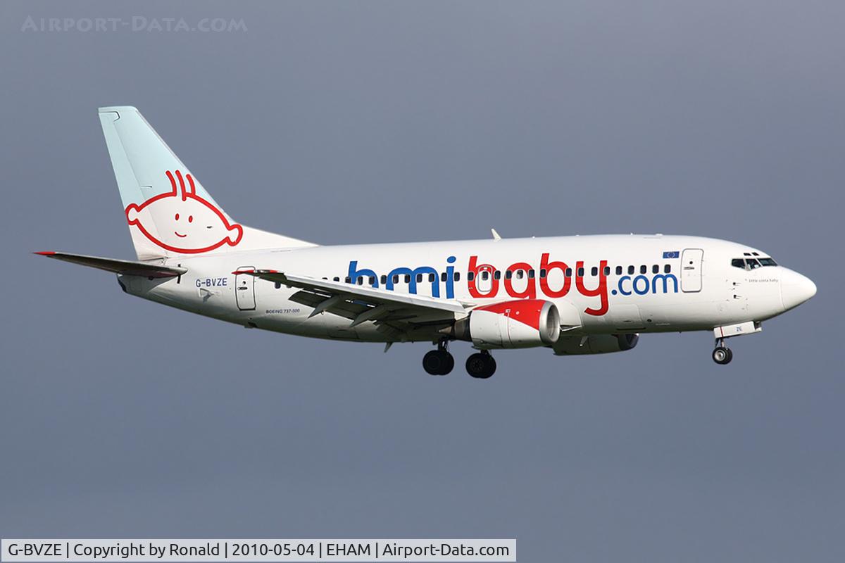 G-BVZE, 1993 Boeing 737-59D C/N 26422, at spl