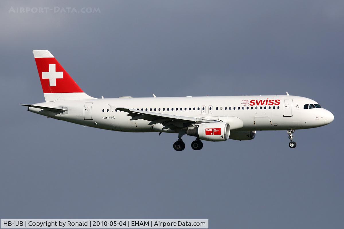 HB-IJB, 1995 Airbus A320-214 C/N 0545, at spl