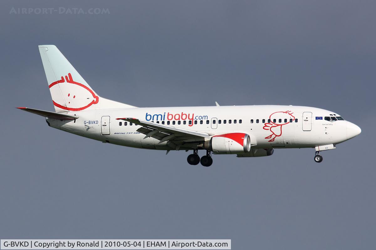 G-BVKD, 1992 Boeing 737-59D C/N 26421, at spl