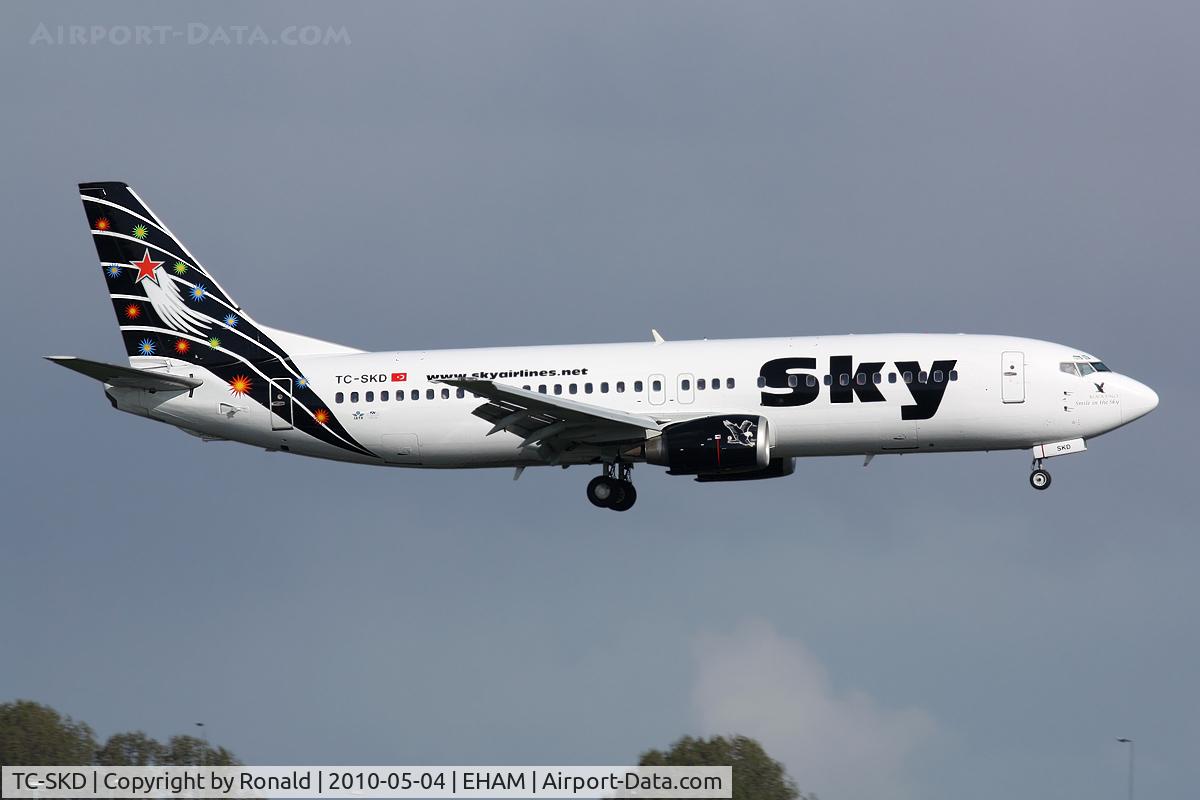 TC-SKD, 1992 Boeing 737-4Q8 C/N 25372, at spl