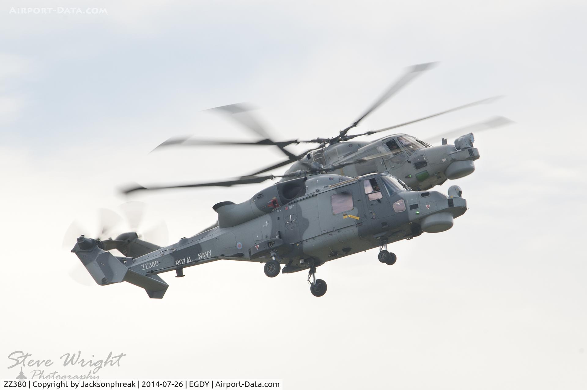 ZZ380, 2013 AgustaWestland AW-159 Wildcat HMA.2 C/N 499, Yeovilton Air Day 2014