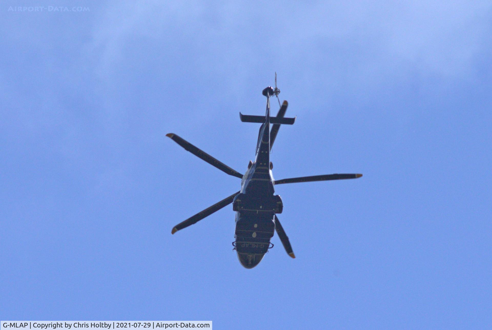 G-MLAP, 2016 Leonardo AW-169 C/N 69020, Over Potters Bar, Herts