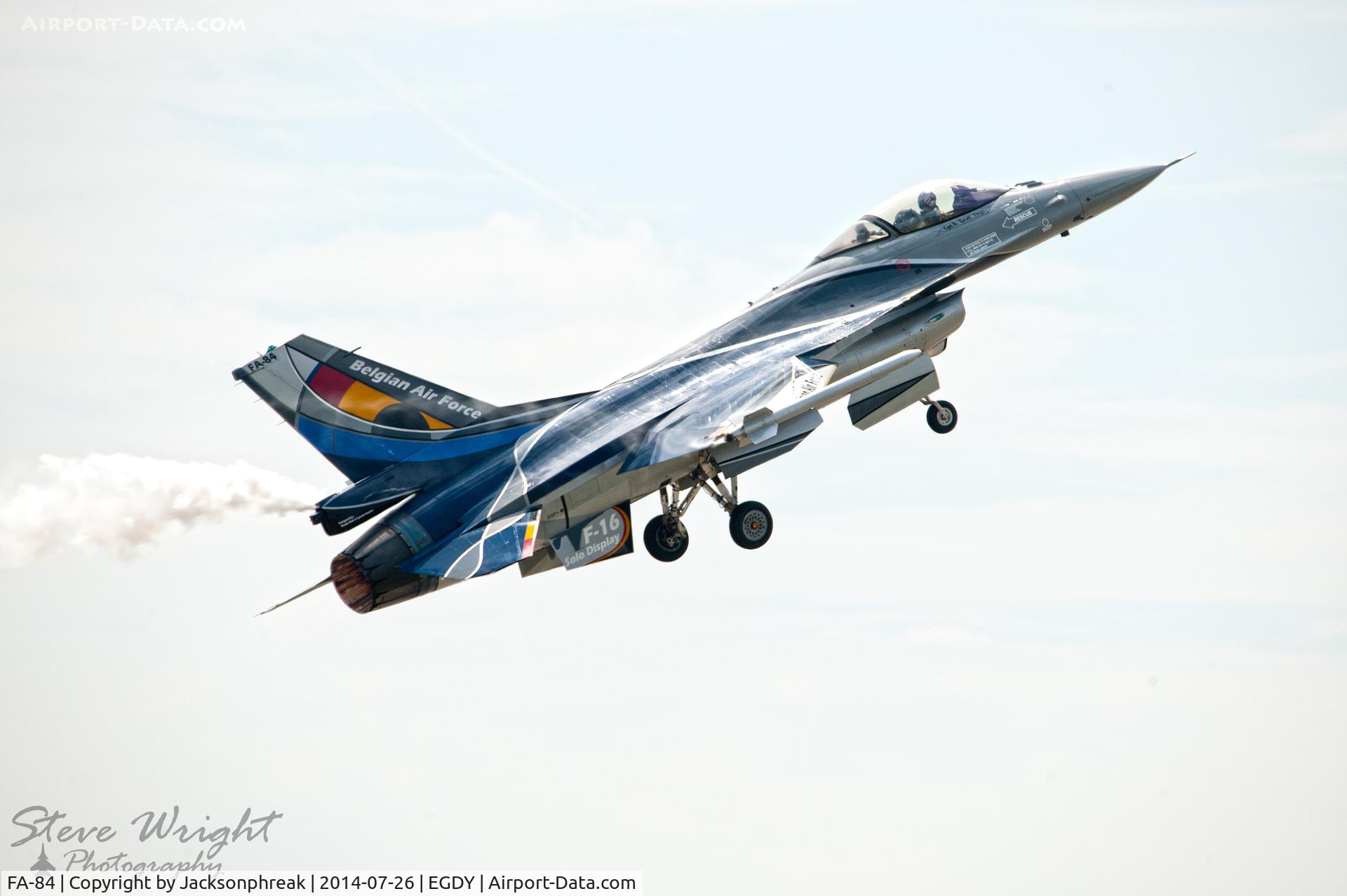 FA-84, 1980 SABCA F-16AM Fighting Falcon C/N 6H-84, Yeovilton Air Day 2014