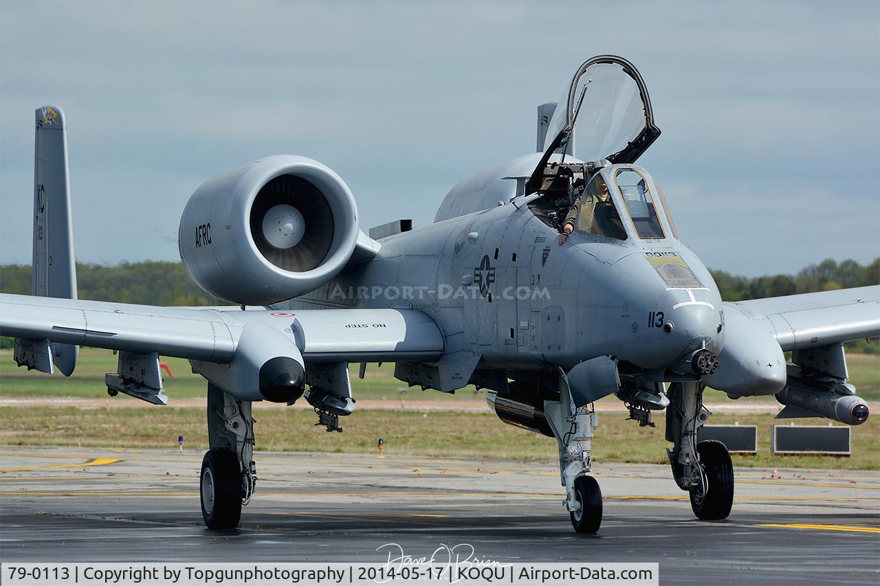 79-0113, 1979 Fairchild Republic A-10C Thunderbolt II C/N A10-0377, taxing to the static ramp