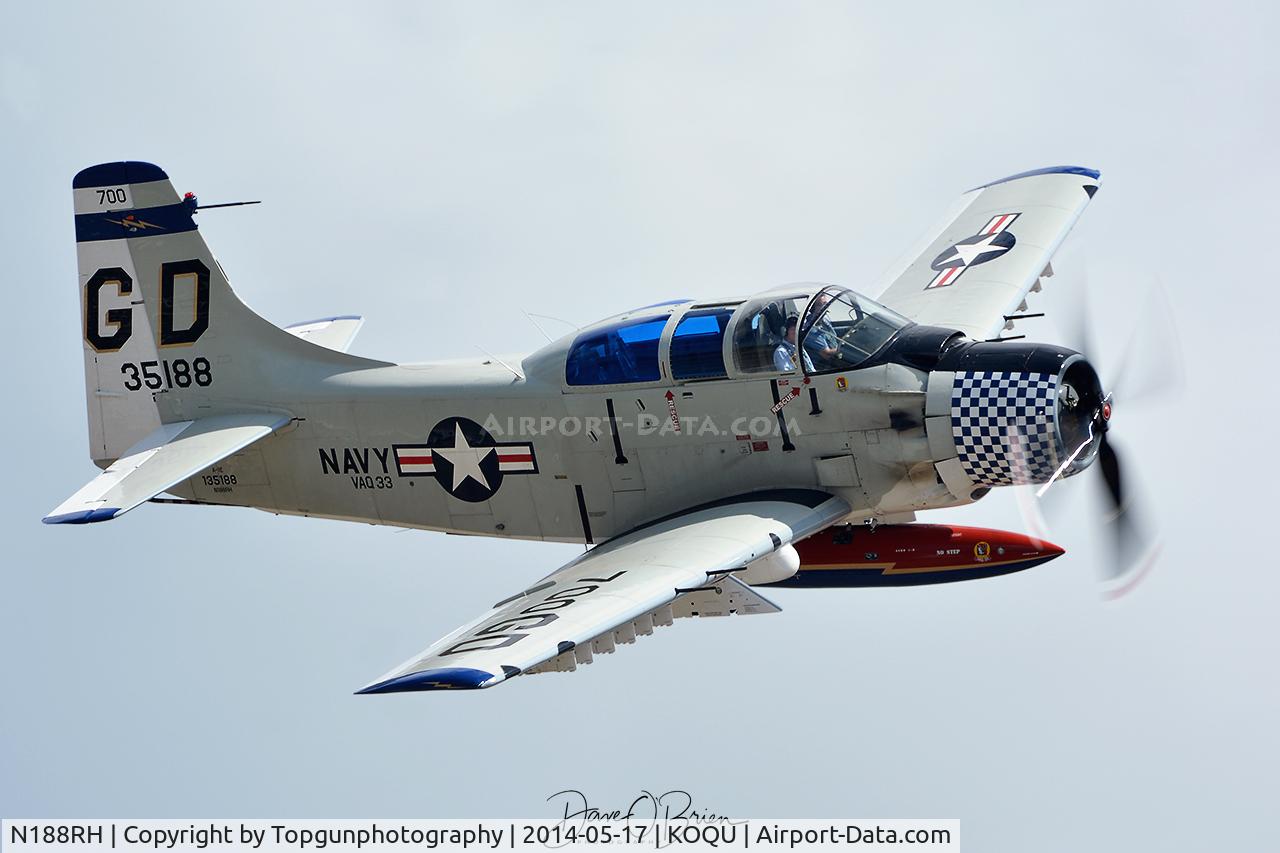 N188RH, 1955 Douglas EA-1E Skyraider C/N 10265 (135188), Skyraider