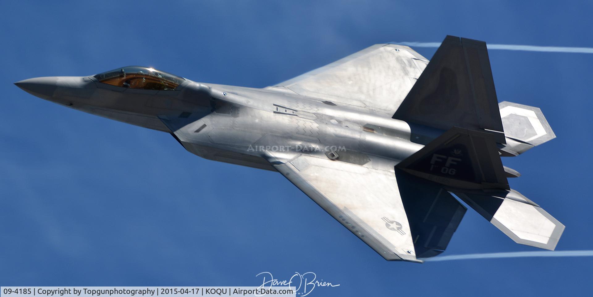 09-4185, Lockheed Martin F-22A Raptor C/N 4185, Photo Pass