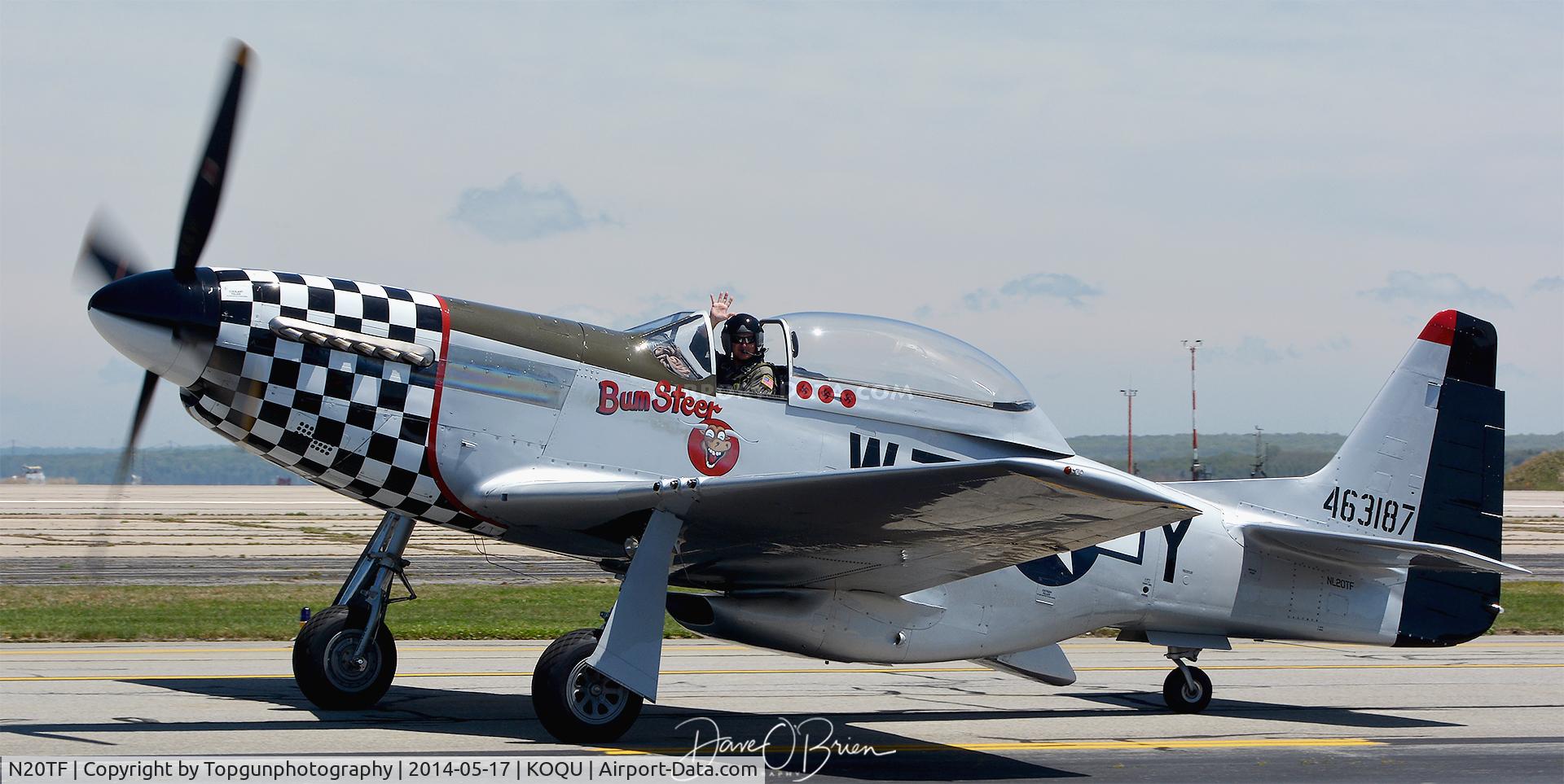 N20TF, 1967 North American (Cavalier) TF-51D Mustang C/N AF67-14866, Bum Steer