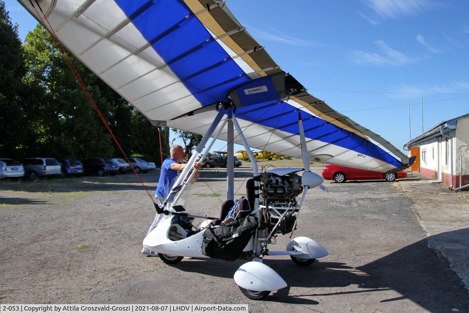 2-053, Drachen Studios Kecur Royal 912/Air Création BioniX, LHDV - Dunaújváros-Kisapostag Airport, Hungary