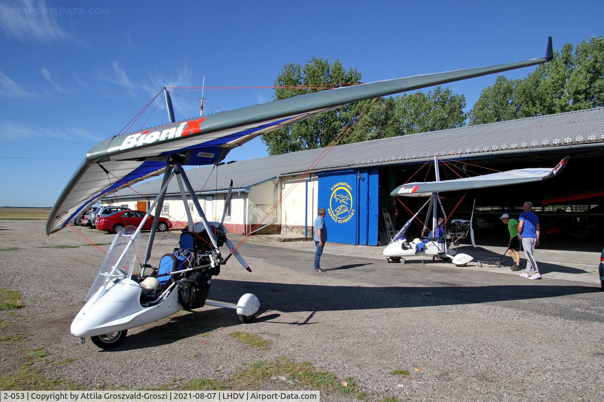 2-053, Drachen Studios Kecur Royal 912/Air Création BioniX, LHDV - Dunaújváros-Kisapostag Airport, Hungary