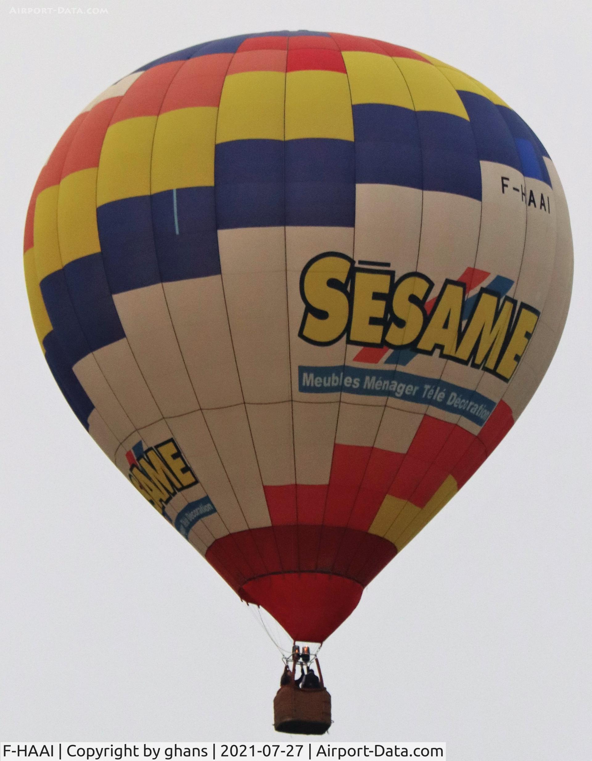 F-HAAI, Lindstrand LBL-69A C/N 1056, @ Chambley