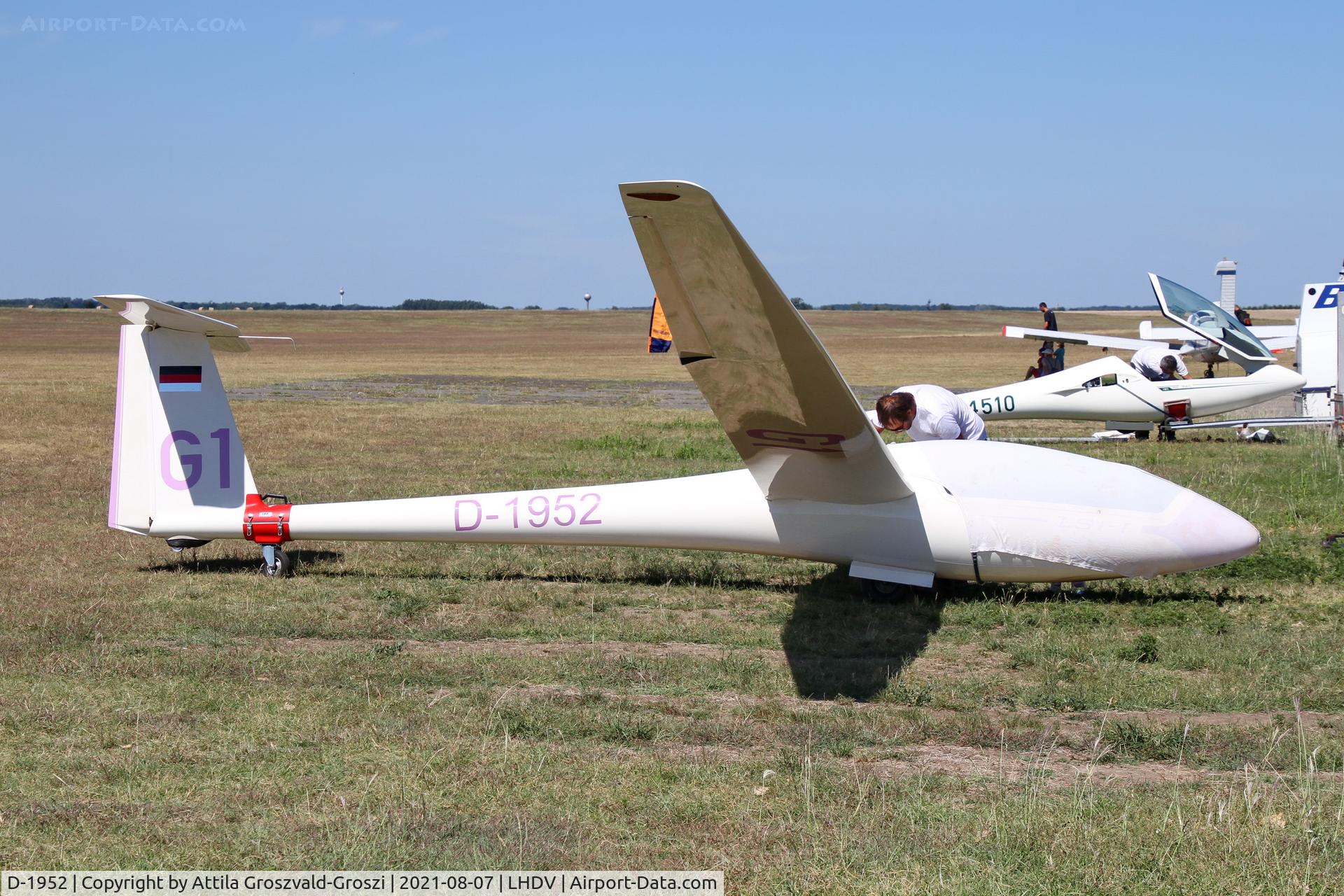 D-1952, Rolladen-Schneider LS-1c C/N 290, LHDV - Dunaújváros-Kisapostag Airport, Hungary