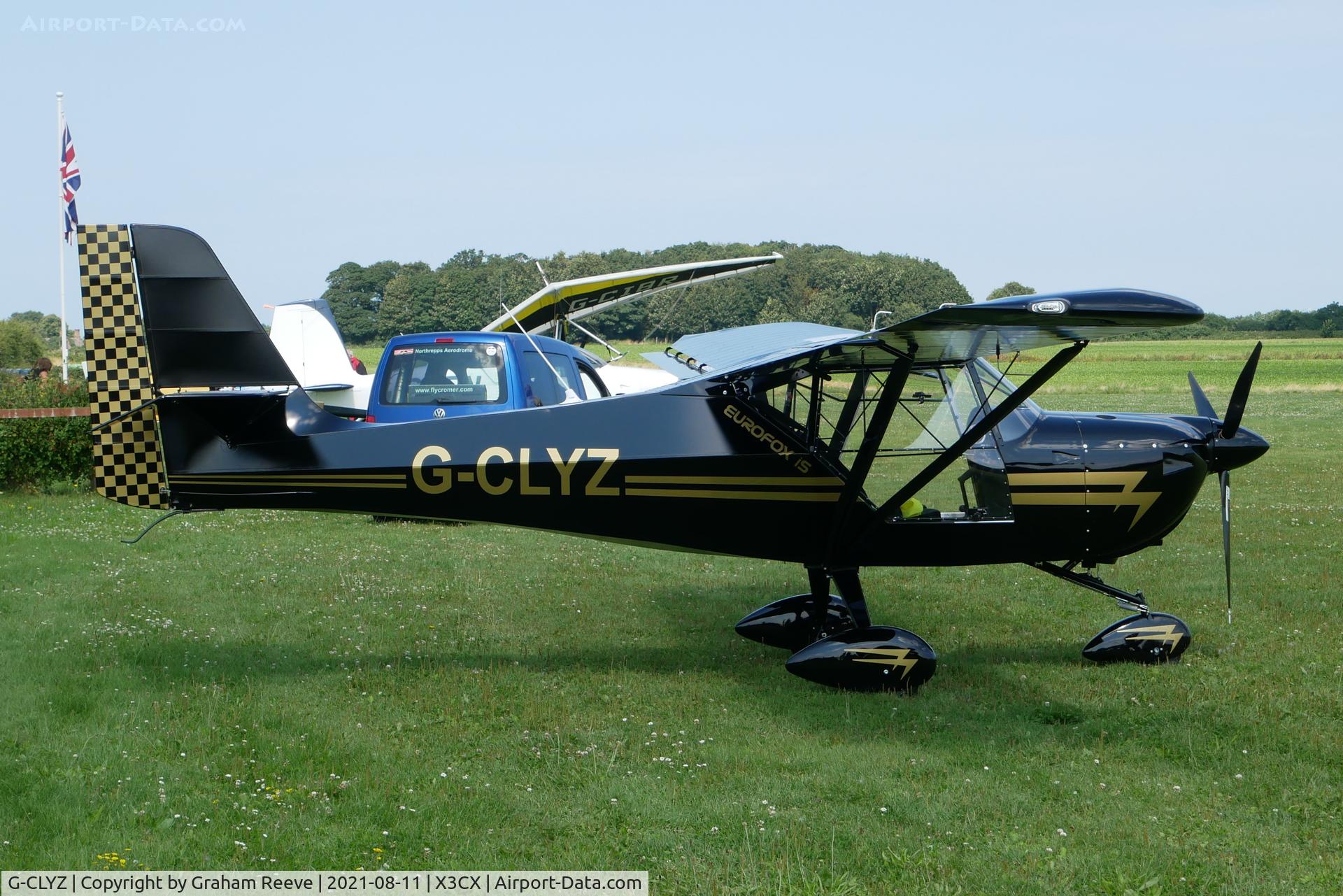 G-CLYZ, 2021 Ascent Industries EuroFOX 3K C/N 61821, Parked at Northrepps.