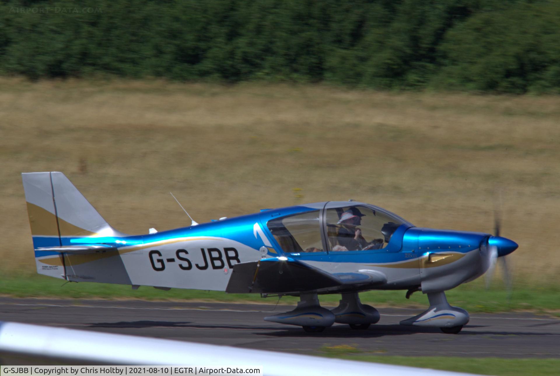 G-SJBB, 2020 Robin DR-400-140B Dauphin Major Major C/N 2744, Landing at its base at Elstree