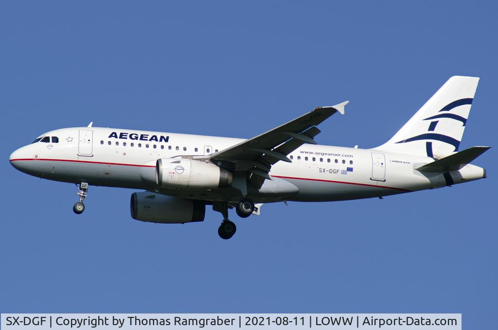 SX-DGF, 2005 Airbus A319-132 C/N 2468, Aegean Airlines Airbus A319