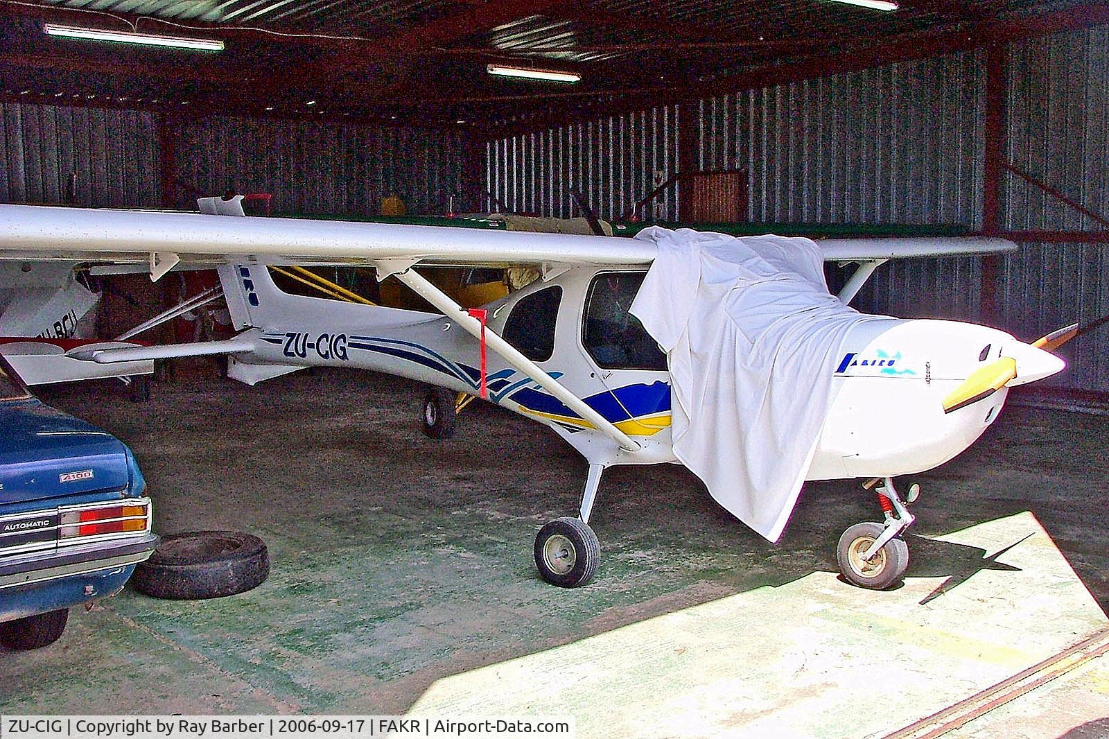 ZU-CIG, 2000 Jabiru J160C C/N 432, ZU-CIG   Jabiru J160C [432] Fisantekraal~ZS 17/09/2006
