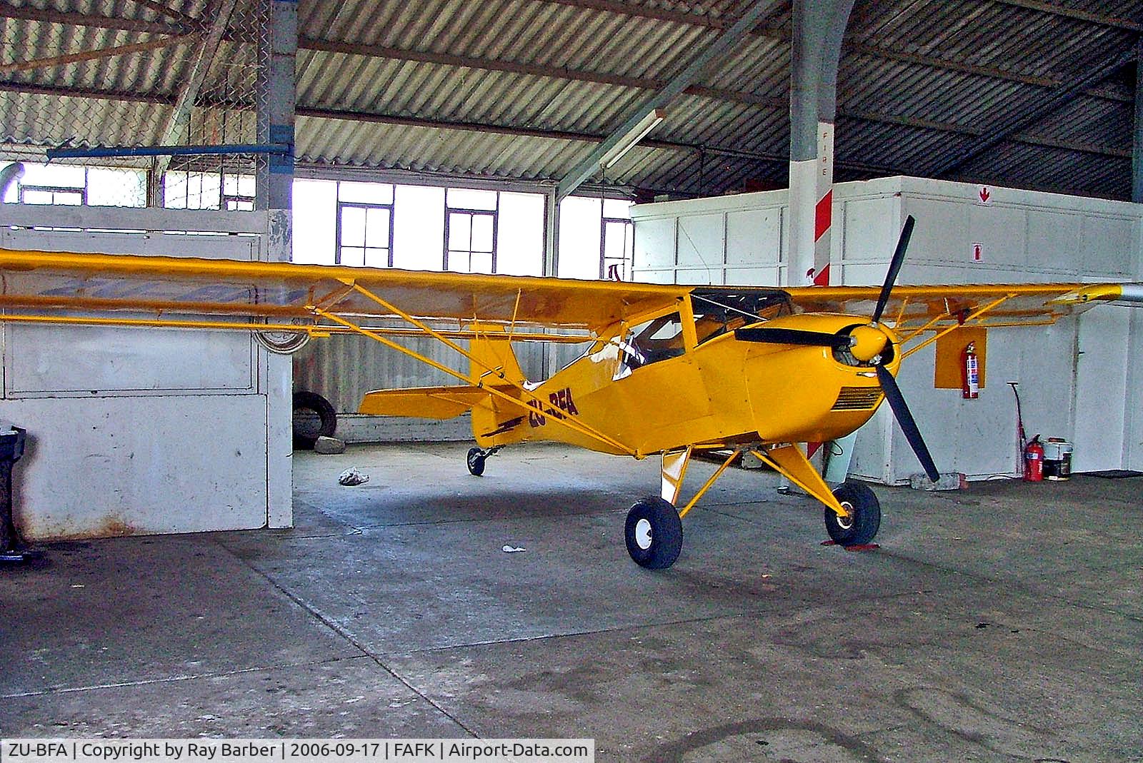 ZU-BFA, Kitplanes for Africa Bush-Baby C/N 35, ZU-BFA   Kitplanes for Africa Bush-Baby [35] Fisantekraal~ZS 17/09/2006