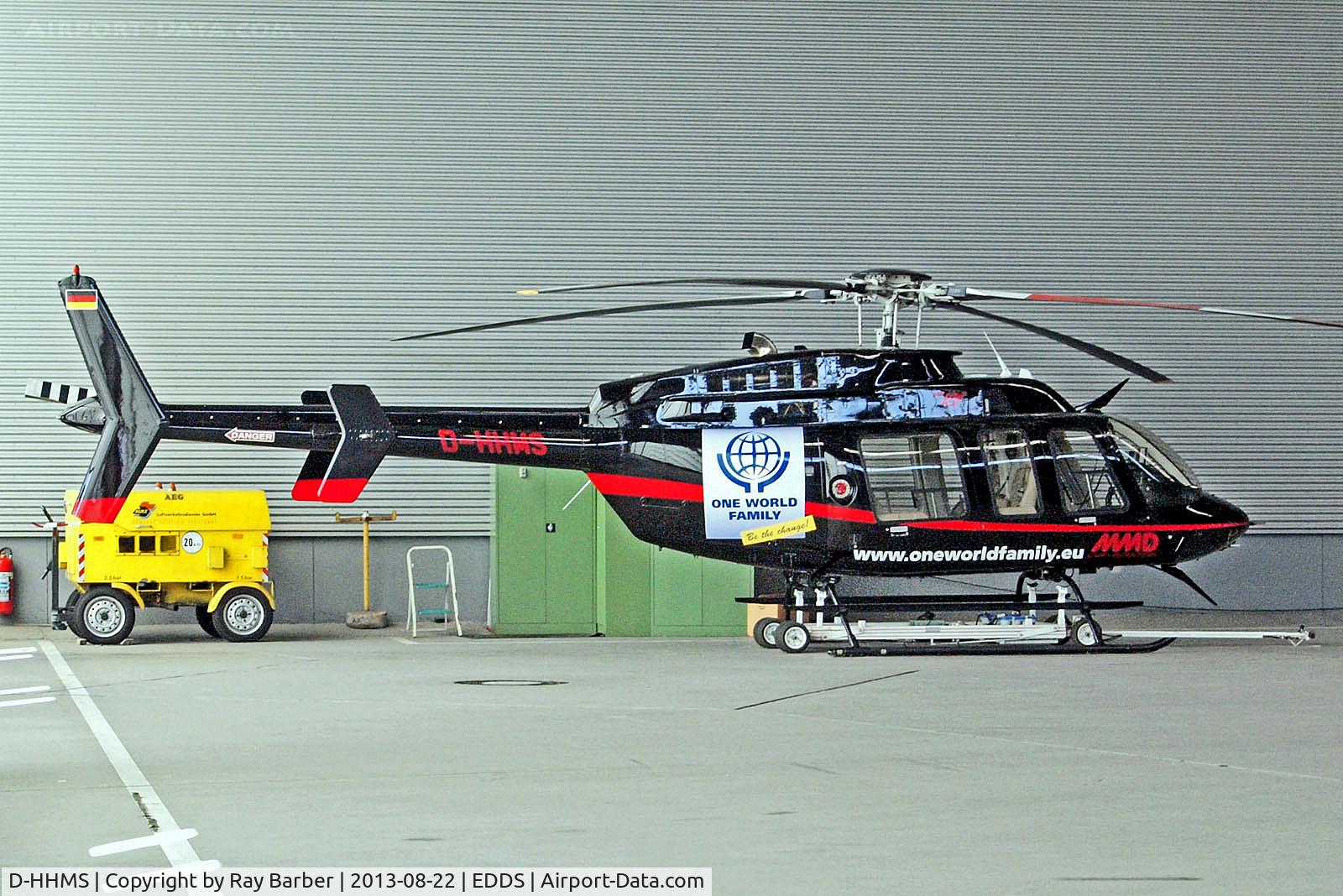 D-HHMS, Bell 206L-3 LongRanger III C/N 51027, D-HHMS   Bell 206L-3 LongRanger III [51027] (One World Family) Stuttgart~D 22/08/2013