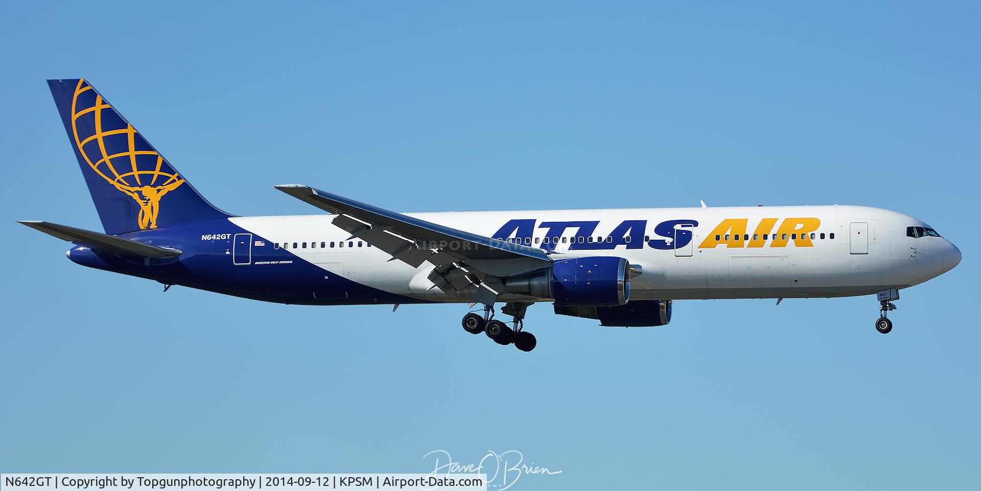 N642GT, 1993 Boeing 767-3y0/ER C/N 26207, GIANT876 over the numbers