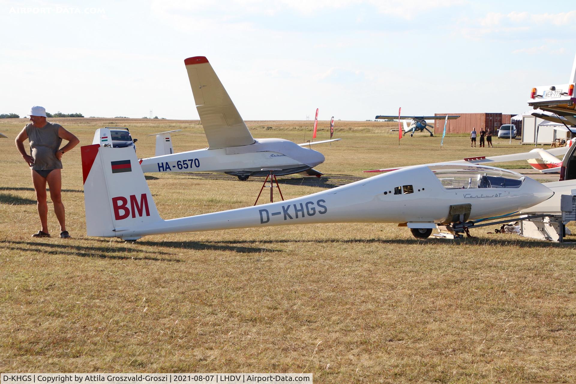 D-KHGS, Schempp-Hirth Ventus bT C/N 24/194, LHDV - Dunaújváros-Kisapostag Airport, Hungary